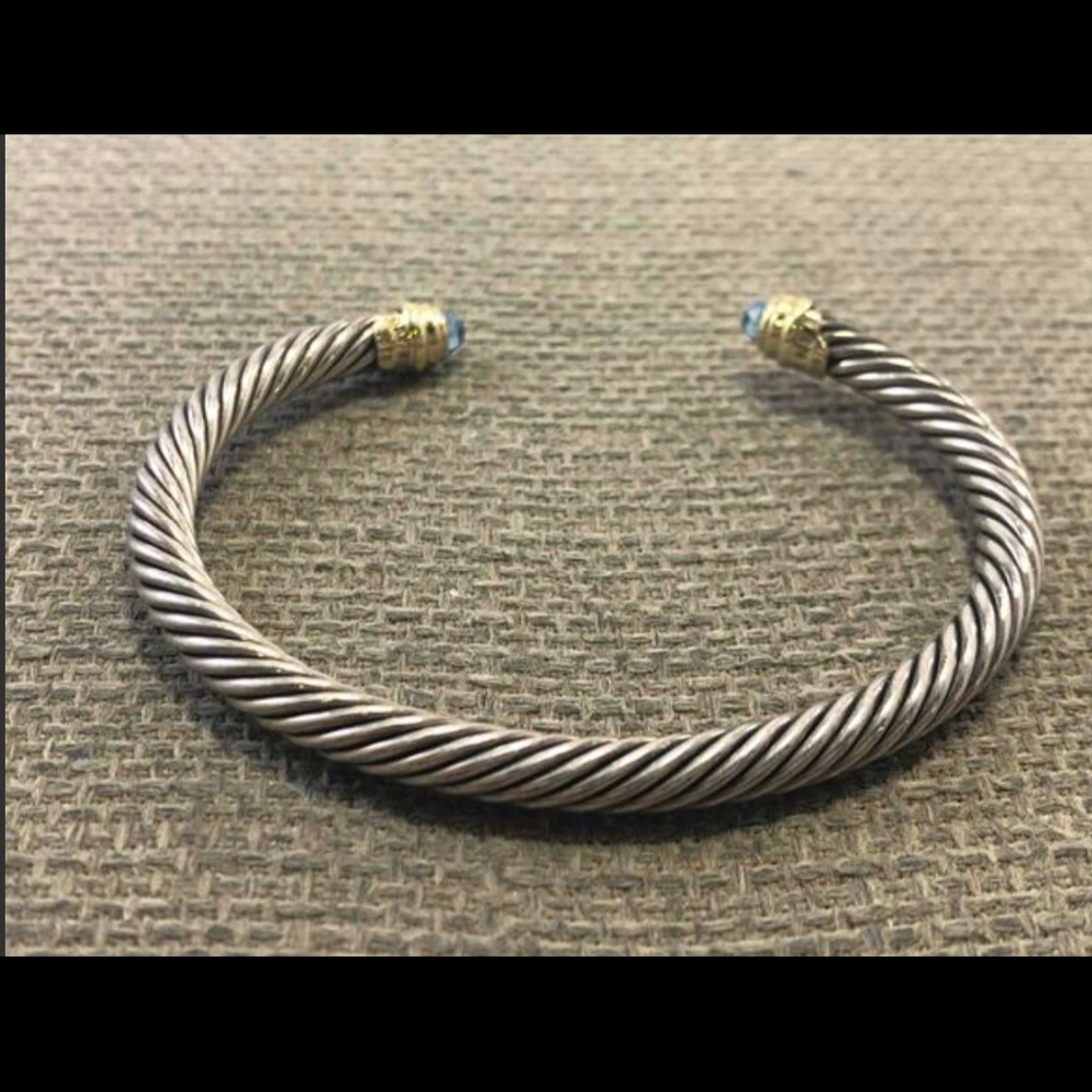 David yurman  14k gold topaz bracelet